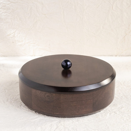 Wooden Circular Chapati Box