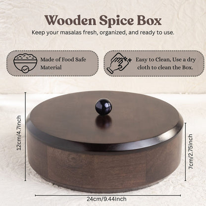 Wooden Spice Box