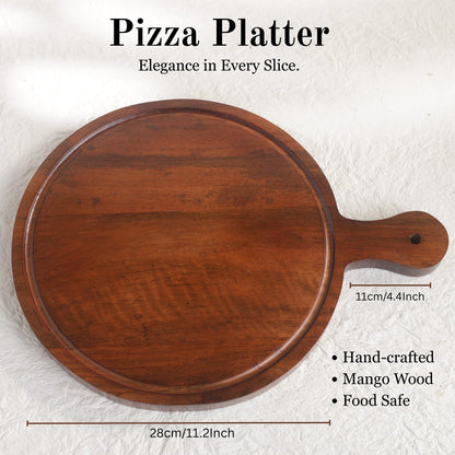 Round Mango Wood Platter