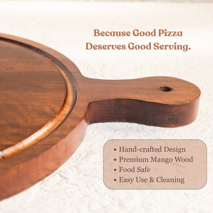 Round Mango Wood Platter