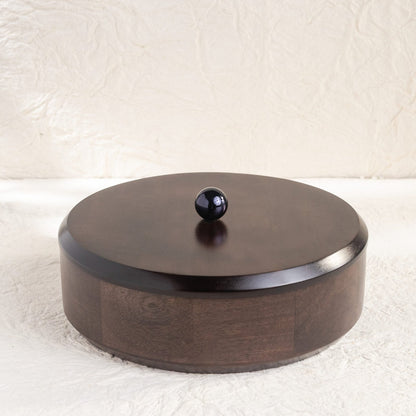 Wooden Circular Chapati Box