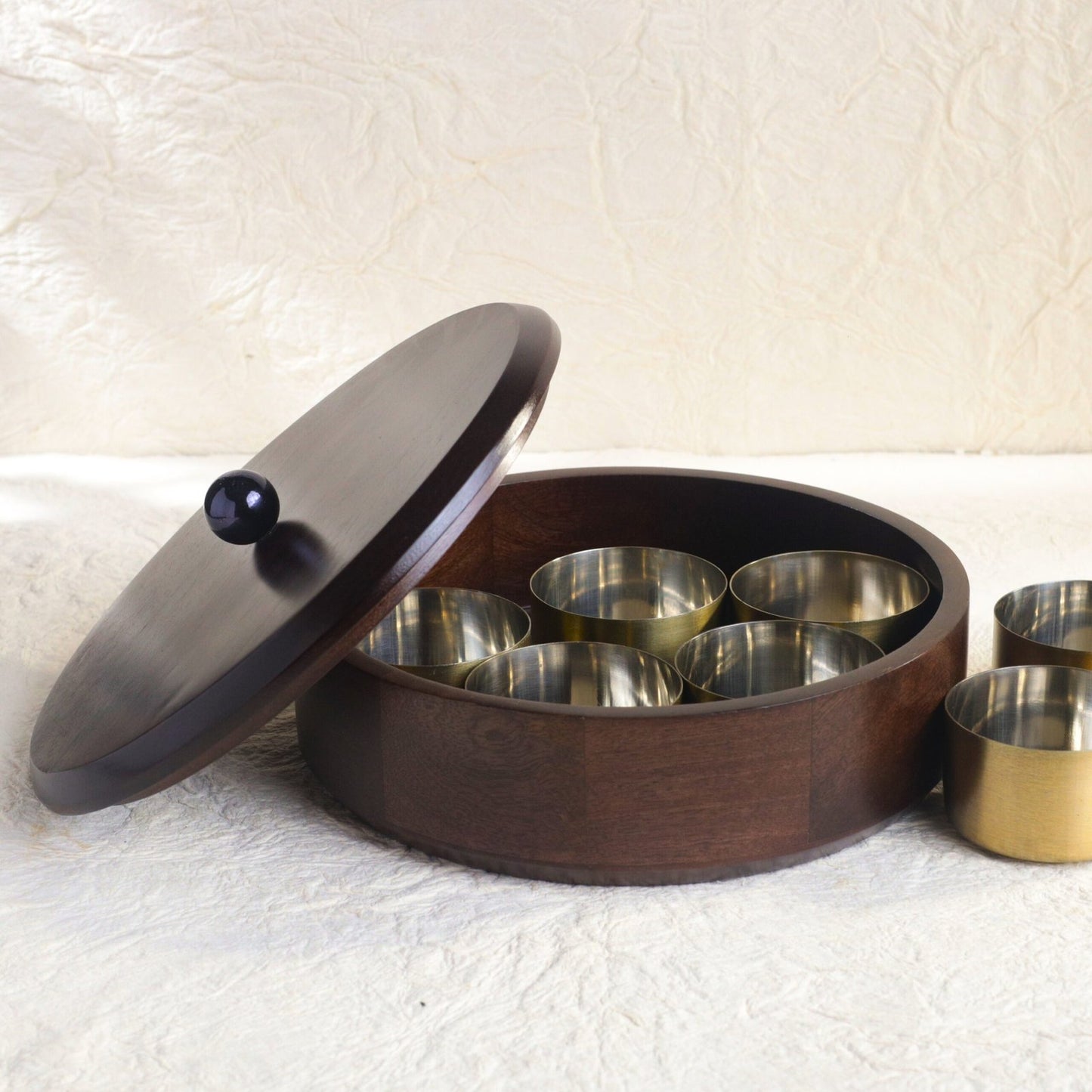 Wooden Spice Box