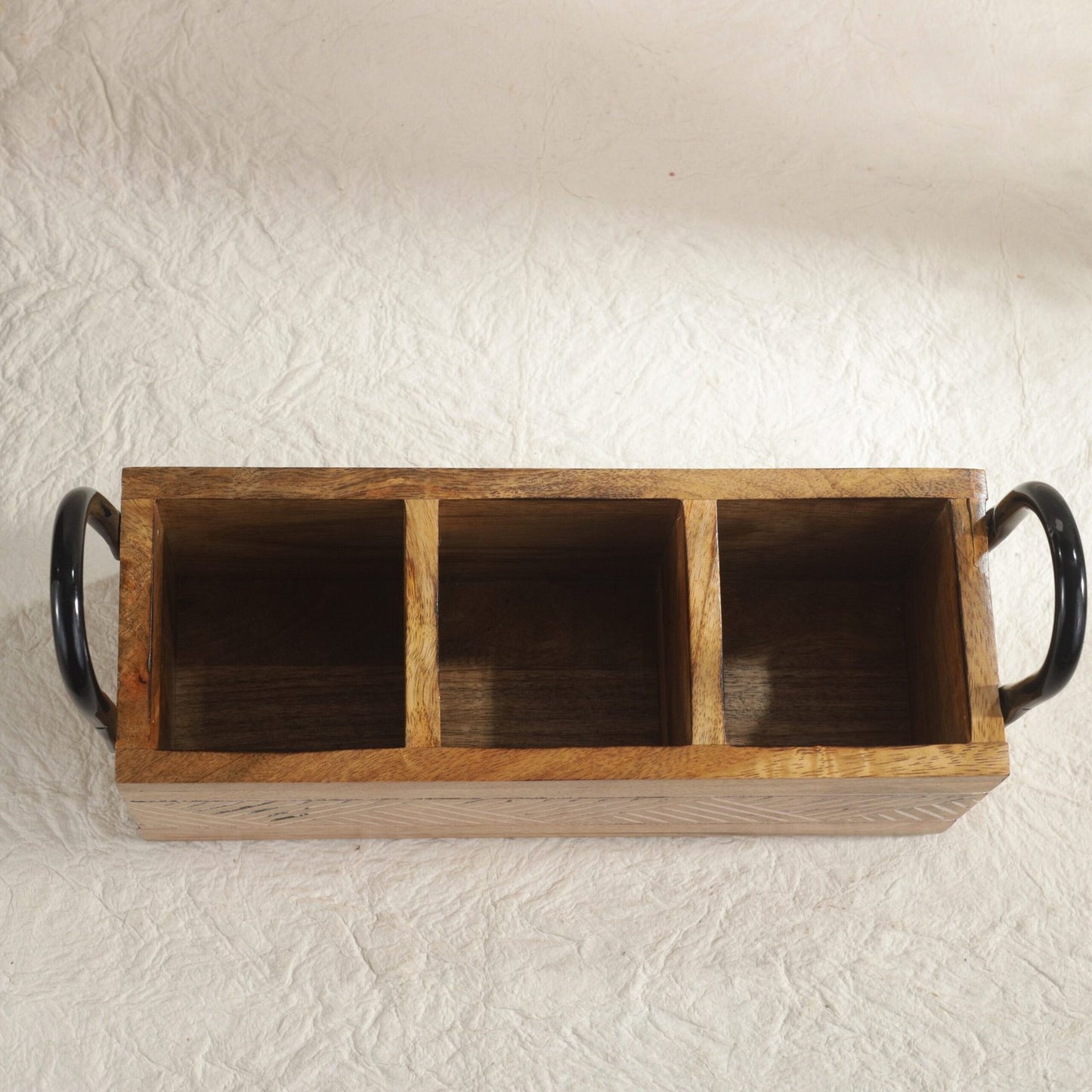 Tressa Cube Handcrafted Wooden Organizer