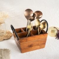 Lividora 5 Compartment Wooden Organizer
