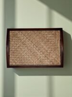 Premium Mango Wood with Cane Inlay ā Handcrafted from seasoned mango wood, featuring a woven cane mat base for a natural, textured look - Artisan Handcrafted Detailing ā Each tray is carefully made by skilled artisans, blending organic cane with durable wood for timeless elegance - Elegant Rectangular Design ā Spacious 40 cm tray ideal for serving tea, coffee, snacks, or cocktails, and for styling as a decorative centerpiece - Durable & Eco-Friendly ā Made from 100% natural, food-safe materials that are sustainable, non-toxic, and built to last - Perfect for Gifting ā A thoughtful, versatile gift for housewarmings, weddings, festive occasions, or anyone who loves handcrafted home essentials"